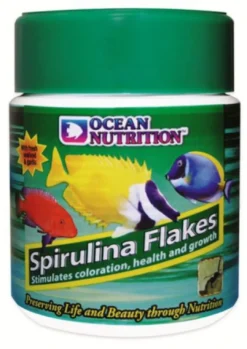 Hot Spirulina flager 70 g Fiskefoder Til Saltvandsfisk