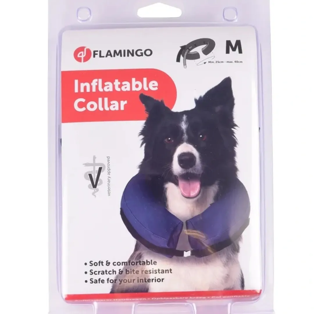 Best Oppustelig halskrave M 25-40 cm Hundetilbehør Til Hvalpe - Tryg Start I Hverdagen|Tilbehør Til Hund - Alt Til En Glad Og Tryg Hverdag For Din Bedste Ven