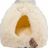 Discount Katte Igloo My White 46x46x48 cm Killingesenge Og Afslapningspladser - Trygge Hvilepladser Til Små Katte|Kattesenge & Huler