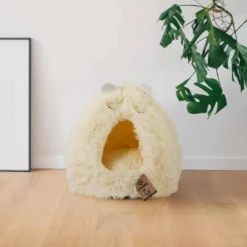 Discount Katte Igloo My White 46x46x48 cm Killingesenge Og Afslapningspladser - Trygge Hvilepladser Til Små Katte|Kattesenge & Huler