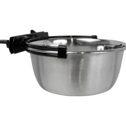 Hot Stålskål (medium) med spænde 12,5 cm Drikkeflasker & Foderskåle Til Gnavere & Kaniner