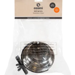 Hot Stålskål (medium) med spænde 12,5 cm Drikkeflasker & Foderskåle Til Gnavere & Kaniner