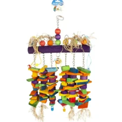 Clearance Papegøje Legetøj i mange farver Play Mobile 66 X 42 cm Fuglelegetøj