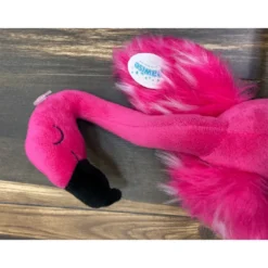 Flamingo Hundelegetøj med Reb - sjov bamse i plys Hundelegetøj Til Alle Hunde Leg Og Aktivering Året Rundt|Legetøj Til Hvalpe - Sjov Leg, Aktivering Og Tryghed Fra Første Dag