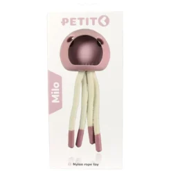 Clearance Hvalpelegetøj MILO Pink 18x7x7 cm - bamse til små hvalpe Hundelegetøj Til Alle Hunde Leg Og Aktivering Året Rundt|Legetøj Til Hvalpe - Sjov Leg, Aktivering Og Tryghed Fra Første Dag