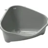 Pets Corner Tray M Grå - hjørnetoilet til gnavere og kaniner Tilbehør Til Gnavere & Kaniner