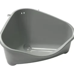 Pets Corner Tray M Grå - hjørnetoilet til gnavere og kaniner Tilbehør Til Gnavere & Kaniner