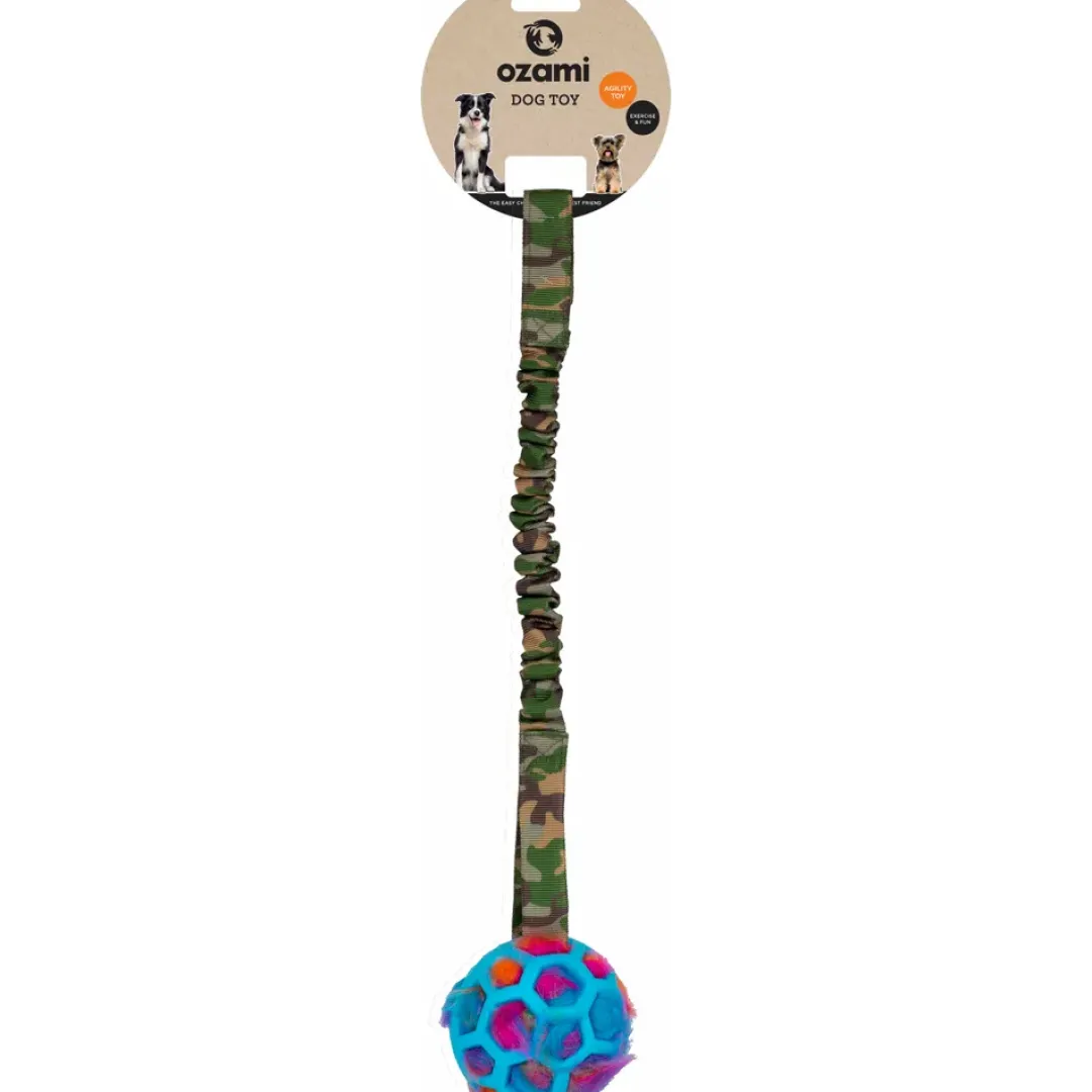Discount Play-n-tug Ball With Crinkle Green Cammo 50 cm - Trækkelegetøj til Hund Hundelegetøj Til Alle Hunde Leg Og Aktivering Året Rundt|Legetøj Til Hvalpe - Sjov Leg, Aktivering Og Tryghed Fra Første Dag