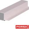 Discount sølv aluprofil firkantet med flig 85 cm. Akvarieborde Og Akvariereoler