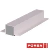 sølv aluprofil med dobbelt flig 100 cm. Akvarieborde Og Akvariereoler