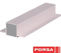 Best sølv aluprofil med dobbelt flig 65 cm. Akvarieborde Og Akvariereoler