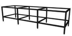 Hot sort akvariebord 720 liter 8 Ben 160 cm Akvarieborde Og Akvariereoler