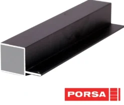 Sale sort aluprofil firkantet med flig 55 cm. Akvarieborde Og Akvariereoler