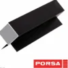 sort aluprofil med dobbelt vinkelflig 90 cm. Akvarieborde Og Akvariereoler