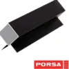 Discount sort aluprofil med dobbelt vinkelflig 10 cm. Akvarieborde Og Akvariereoler