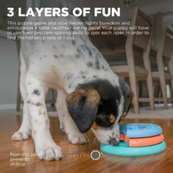Online Puppy Lickin Layers 3-farvet SV2 - aktivitetslegetøj til hvalpe Hundelegetøj Til Alle Hunde Leg Og Aktivering Året Rundt|Legetøj Til Hvalpe - Sjov Leg, Aktivering Og Tryghed Fra Første Dag