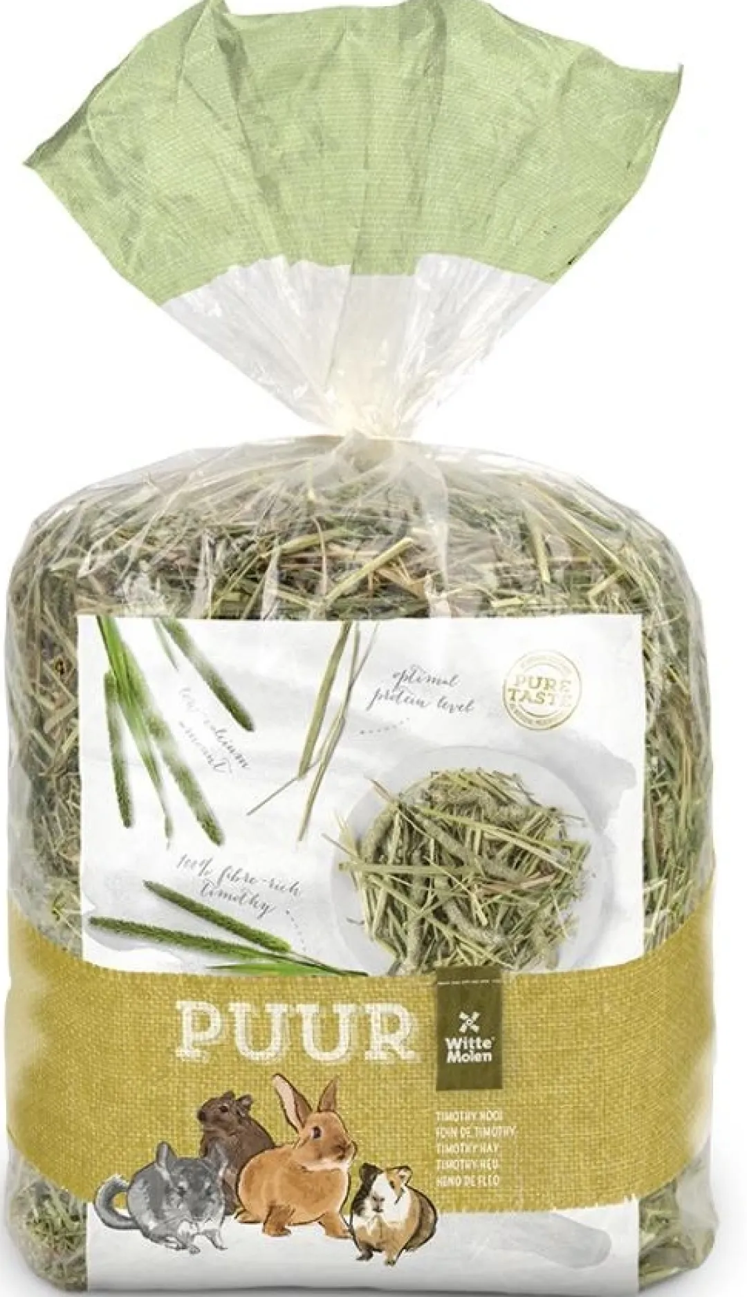 Best Puur Timothy Hø 500 g Foder & Snack Til Gnavere & Kanin