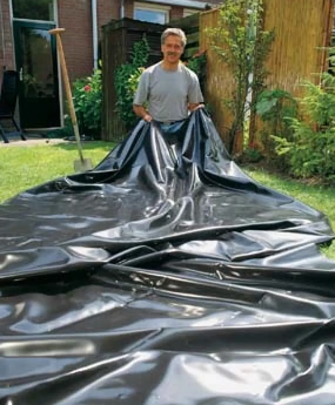 Discount PVC folie Rulle 0,5 mm 50x2 meter bred Folie Og Filt Til Havedam