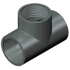 Sale gevind tee 90 grader med 3 stk. 1/2 tomme gevind Pvc-Rør Og Fittings