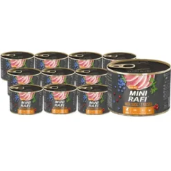 Discount Rafi Mini vådhundefoder andekød 185 g - naturligt fuldfoder til hunde Hundefoder
