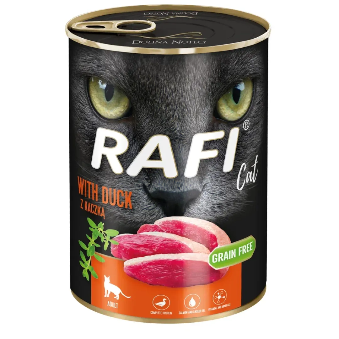 Outlet RAFI Vådfoder til Katte Paté med And 400 g. Kattefoder & Snacks