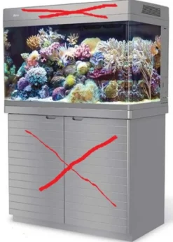 New Red Sea Max 250 Sølv Akvarium uden belysning Reservedele Til Akvarier|Akvarier Til Saltvandsfisk