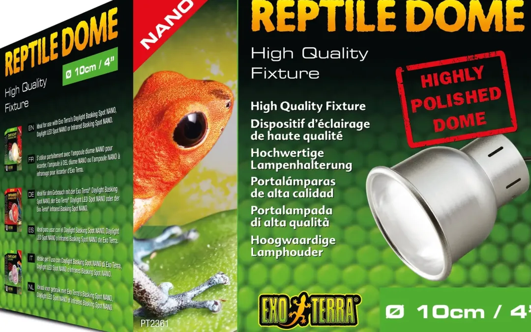 Online Reptile Nano Dome Reflector Lampe til Spot Terrarier Og Terrarielamper
