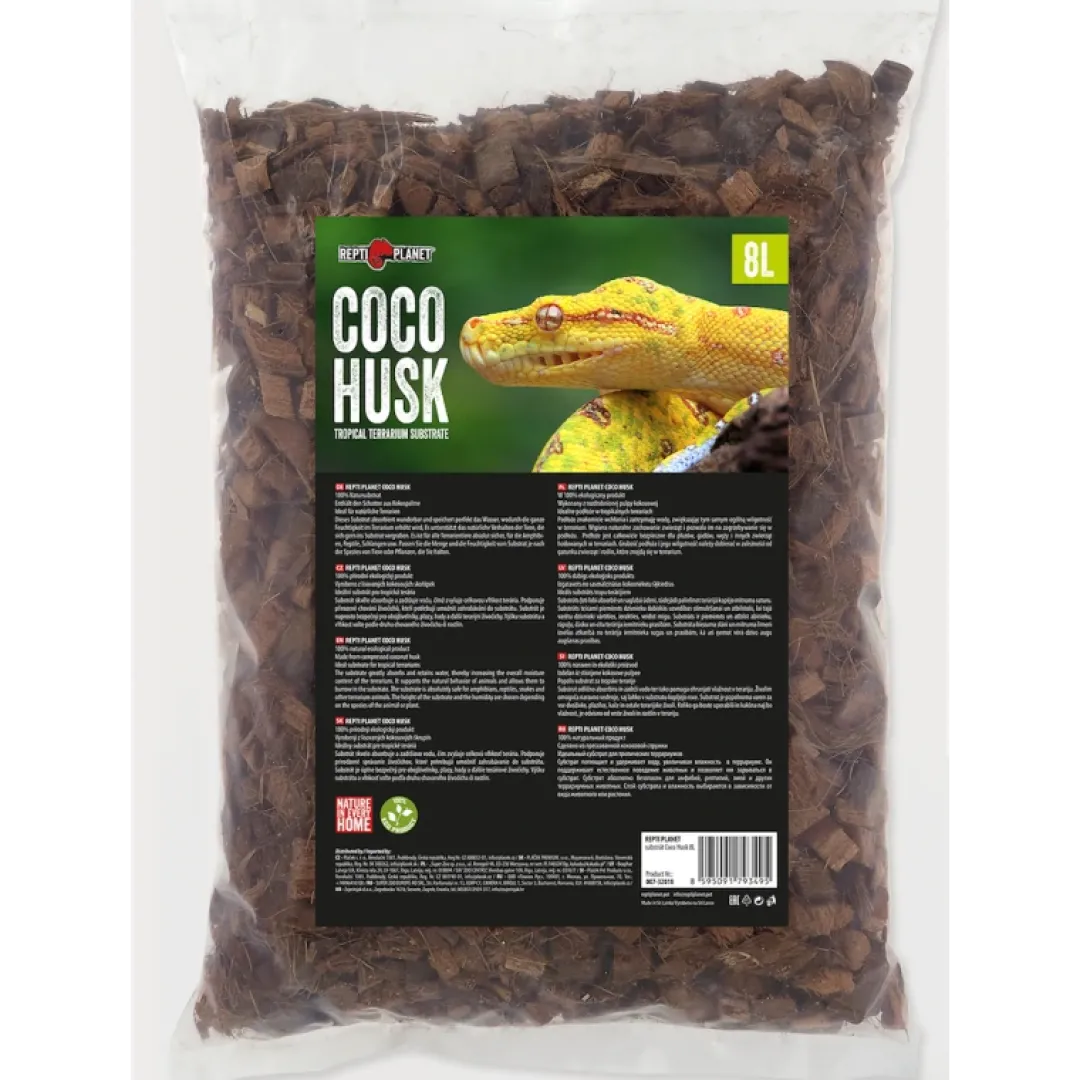 New Coco Husk Tropisk Terrariebundlag 8 L Dekoration Til Terrarier