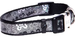 Sale Halsbånd 16 mm 28-46 cm Sort hundeben - justerbart hundehalsbånd Hvalpehalsbånd - Bløde Og Sikre Halsbånd Med Perfekt Pasform Til Din Hvalp|Hundehalsbånd Med Stil - Komfort Og Sikkerhed Til Din Hund