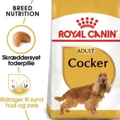 Online Royal Canin Cocker Spaniel Adult 3 kg - tørfoder til voksne hunde Hundefoder|Tørfoder Til Hunde I Alle Størrelser Og Aldre
