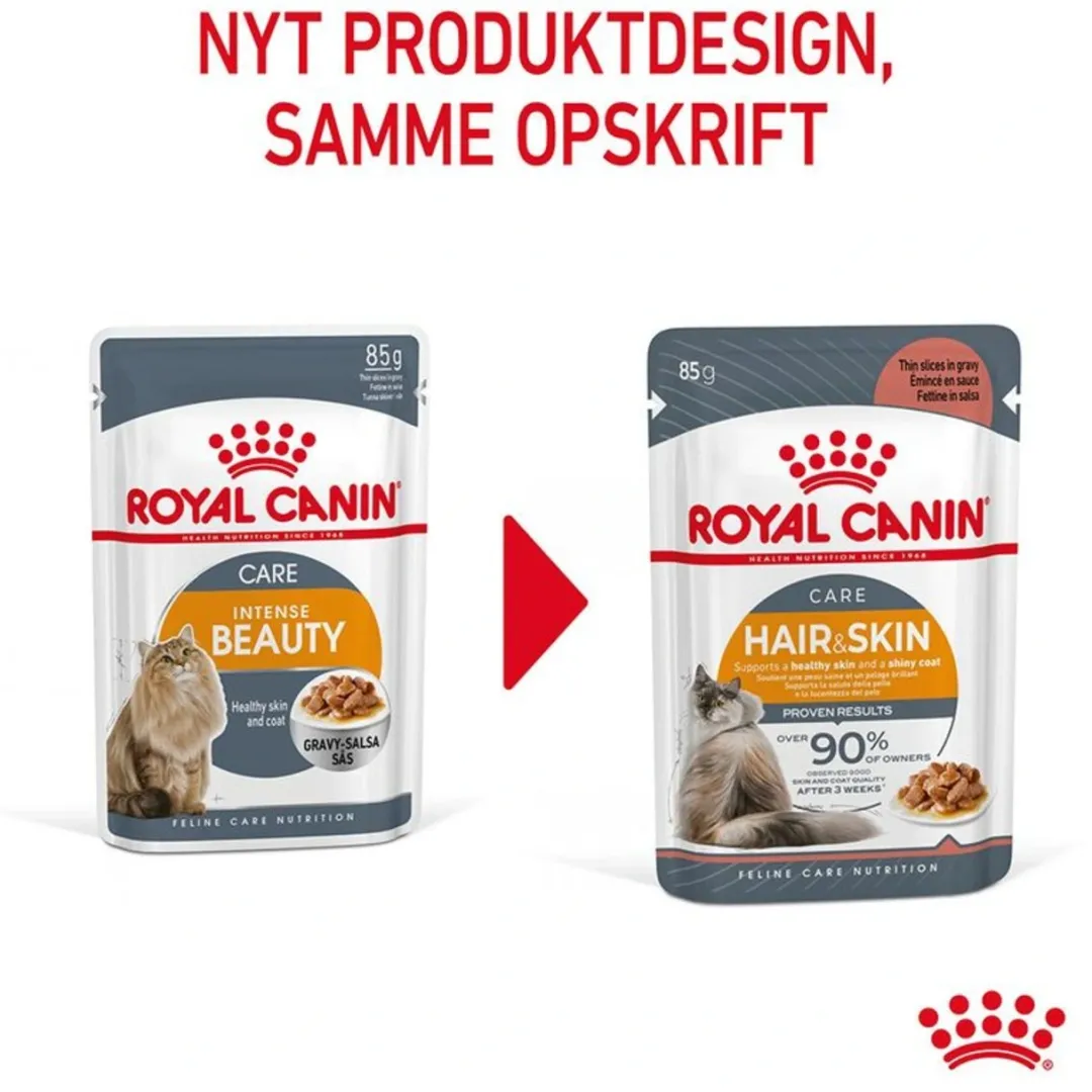 Clearance Royal Canin Hair & Skin Sovs - vådfoder 85 g Kattefoder & Snacks