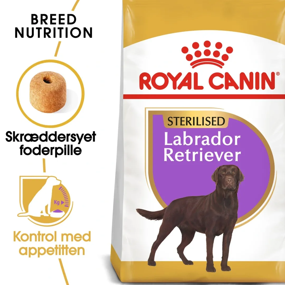 Best Royal Canin Labrador Retriever Sterilised Adult 12 kg - tørfoder til voksne hunde Hundefoder|Tørfoder Til Hunde I Alle Størrelser Og Aldre