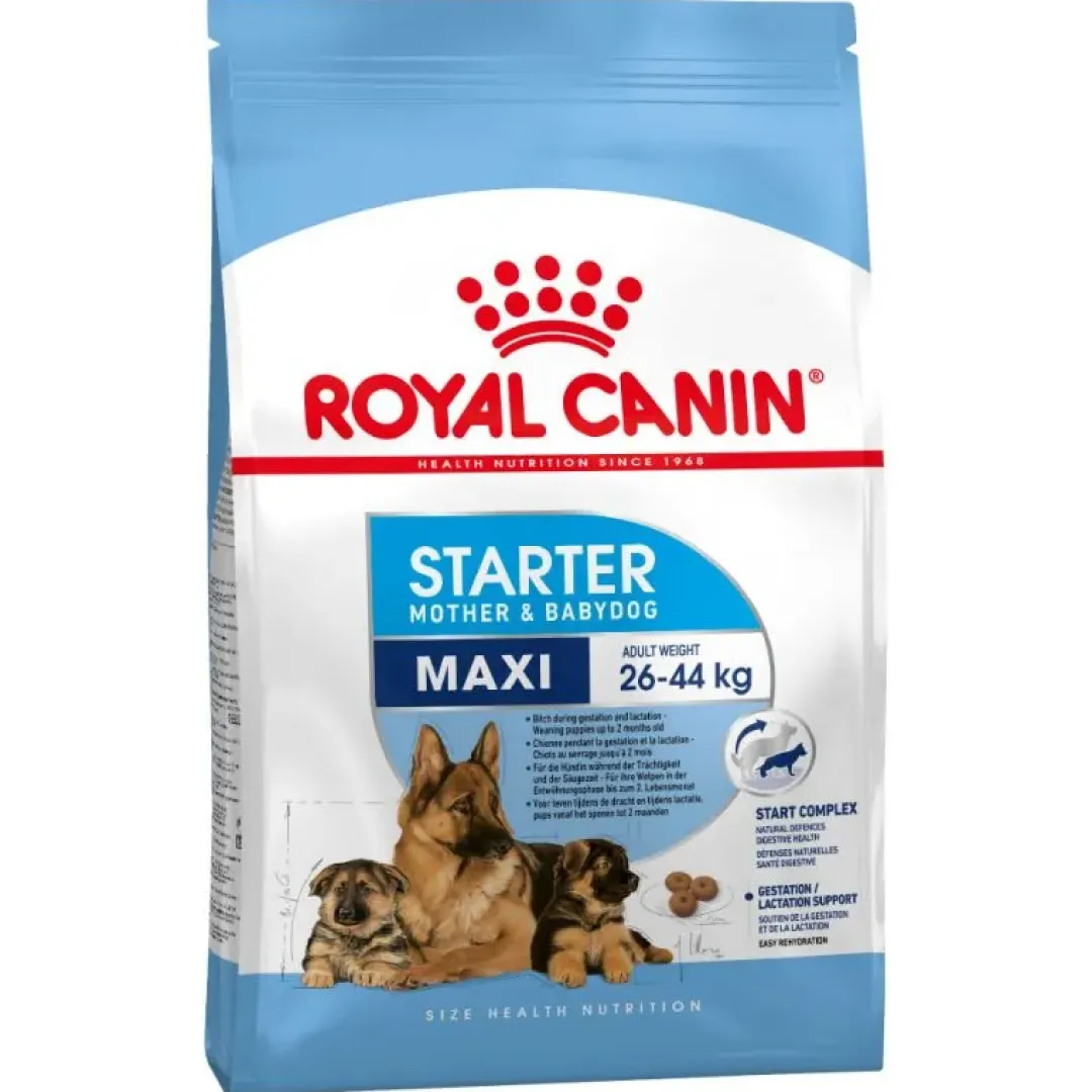 Hot Royal Canin Maxi Starter Mother & BabyDog 15 kg - hvalpe- og drægtighedsfoder Hundefoder|Tørfoder Til Hunde I Alle Størrelser Og Aldre