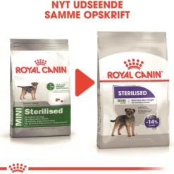 Outlet Royal Canin Mini Sterilised Adult 3 kg - hundefoder til små steriliserede hunde Hundefoder|Tørfoder Til Hunde I Alle Størrelser Og Aldre