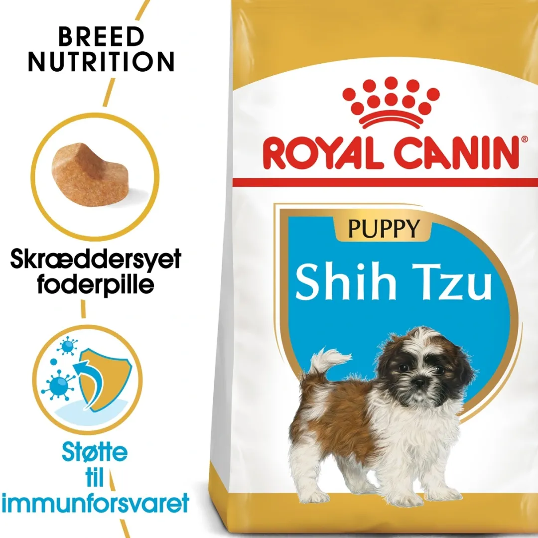 Outlet Royal Canin Shih Tzu Puppy 1,5 kg - tørfoder til hvalpe Hundefoder|Tørfoder Til Hunde I Alle Størrelser Og Aldre