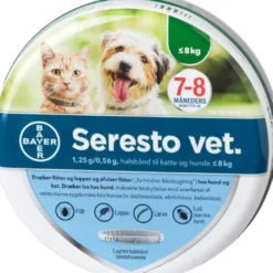 New Seresto Vet Loppe og flåt Halsbånd til små hunde og Katte Plejemidler Til Katte|Plejemidler Til Hund Med Fokus På Sundhed Og Velvære