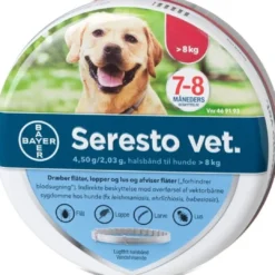 Discount Seresto Vet Loppe og flåt Halsbånd til store hunde Plejemidler Til Hund Med Fokus På Sundhed Og Velvære