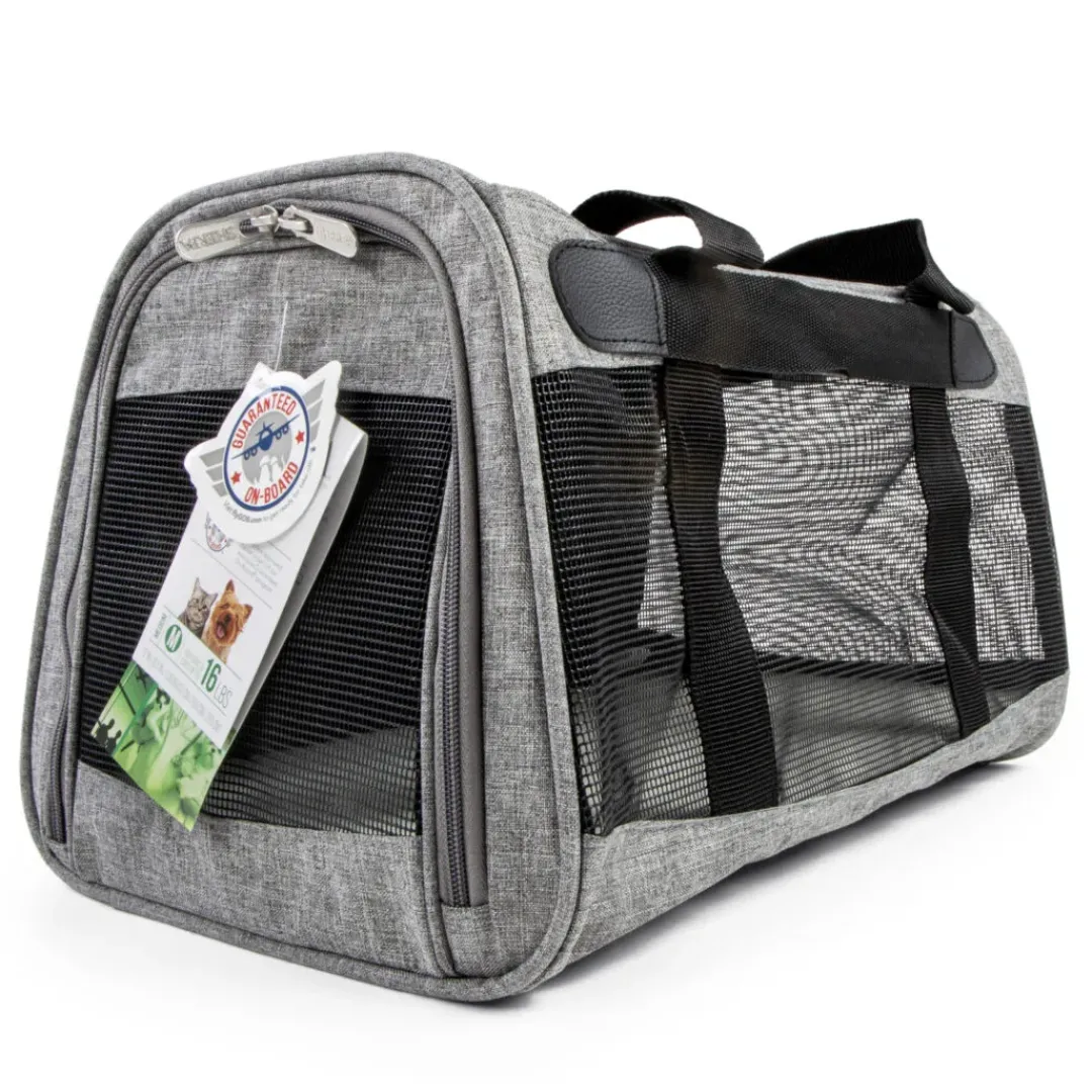 Hot Sherpa Transporttaske Element Grå M 43,5x29x28,5 cm Transport Og Adgang Til Hvalpe - Tryg Og Nem Hverdag|Kattebure Og Transport Af Katte