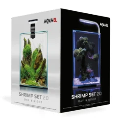 Discount Shrimpset Day and Night 20 L 25x25x30 cm Hvid Akvarier