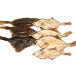 Clearance Snackit Rødspætter 200 g - Naturlige tørrede fisk til hunde Snacks Til Hvalpe - Lækre Godbidder Til Træning Og Forkælelse|Hundeguf Og Tyggeben Til Hunde