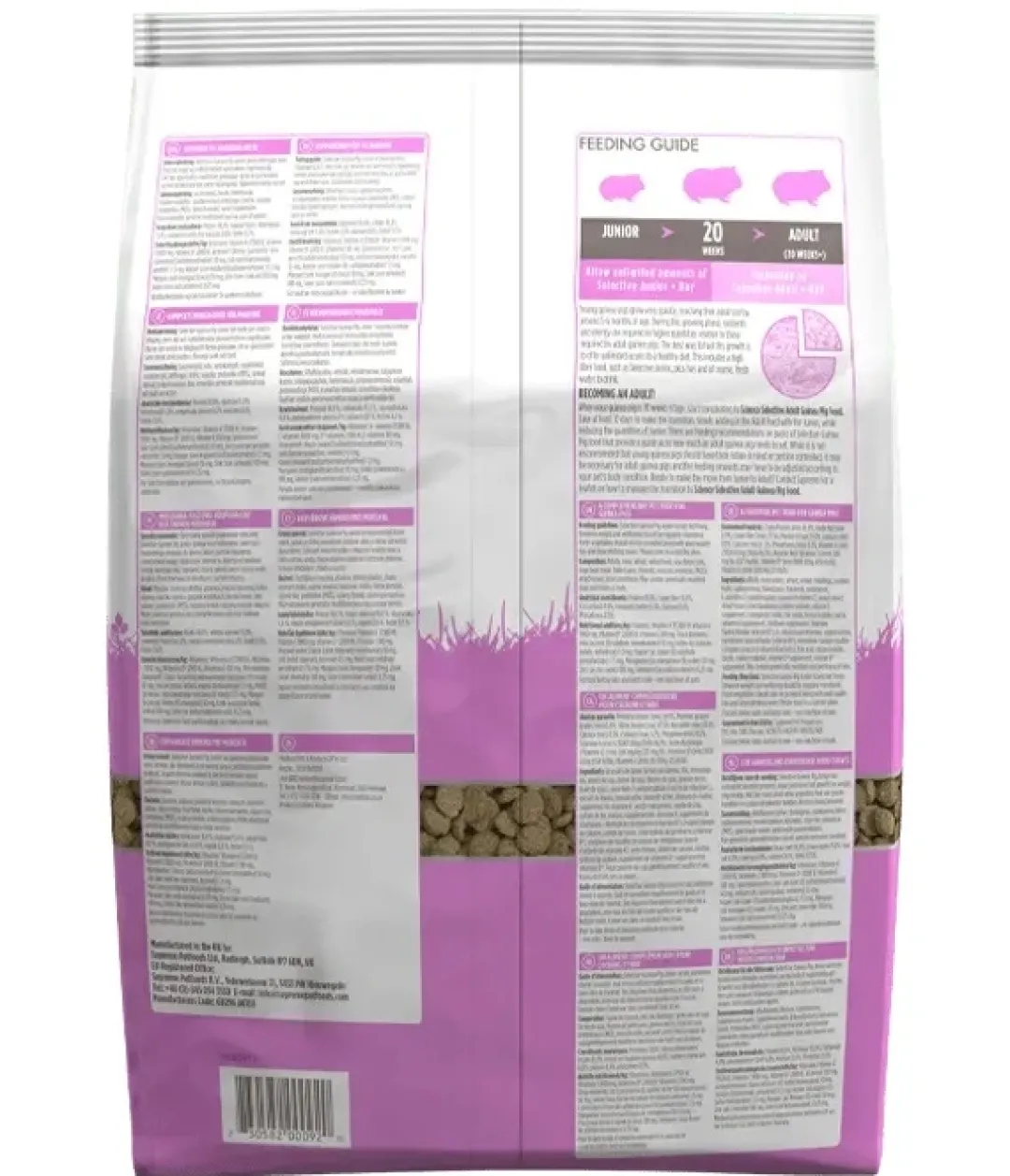 New Supreme Science Selective Junior Marsvin 4 x 1,5 kg Foder & Snack Til Gnavere & Kanin