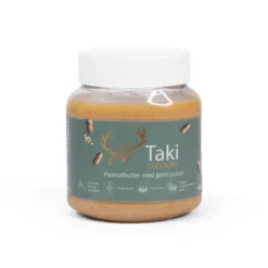 Hot Taki Collagen - Peanutbutter med gevirpulver 330 g - naturlig hundesnack Hundeguf Og Tyggeben Til Hunde