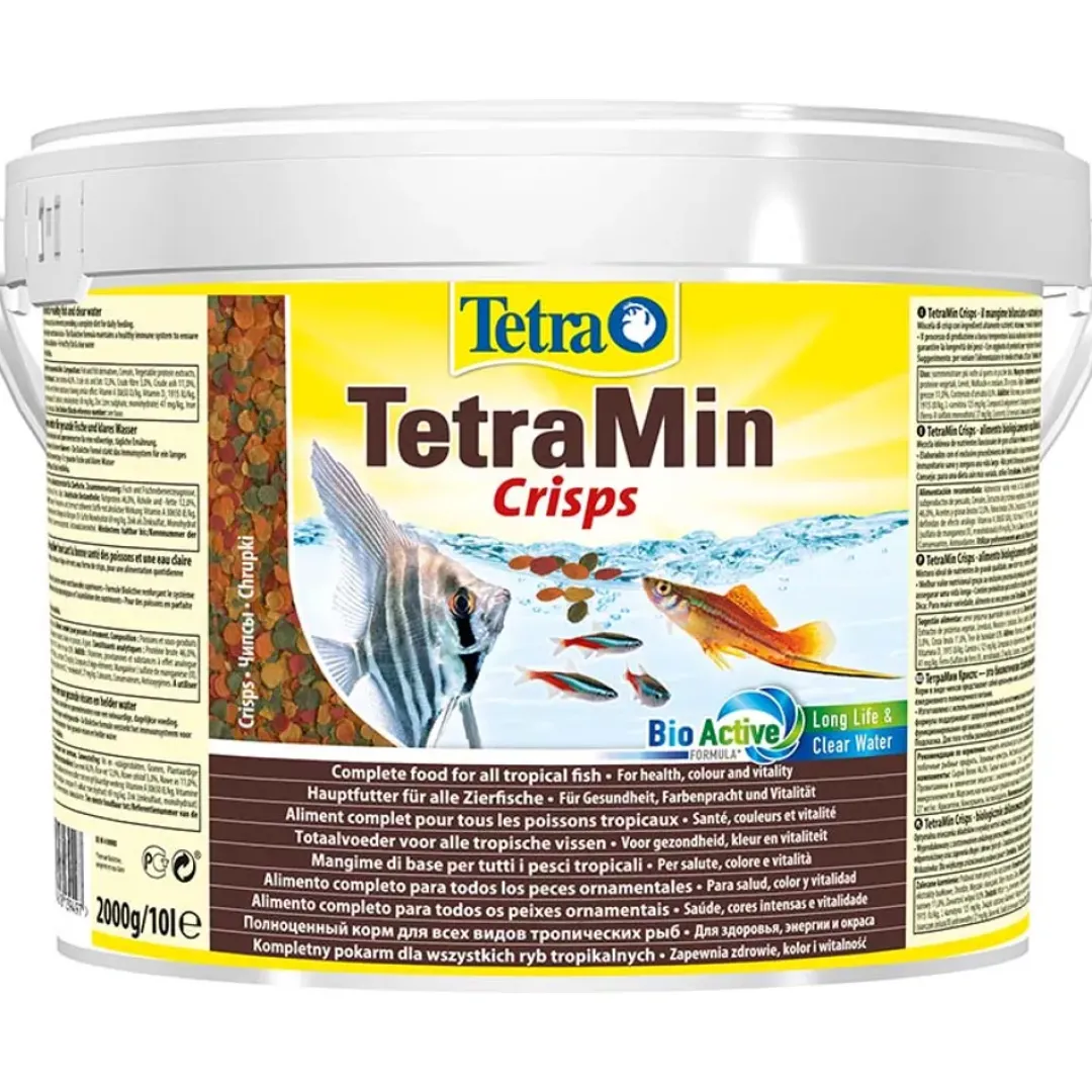 Clearance Tetra Tetramin Pro Crisps 10 Liter Fiskefoder Til Ferskvandsfisk