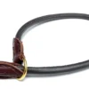 Best Timely rundsyet brunt kalveskinds kvælerhalsbånd 8 mm 55 cm - skånsom kontrol til store hunde Hvalpehalsbånd - Bløde Og Sikre Halsbånd Med Perfekt Pasform Til Din Hvalp|Hundehalsbånd Med Stil - Komfort Og Sikkerhed Til Din Hund