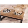 Discount Tommy Twin Feeder Set med stand 1600 ml Hundeskåle Til Mad Og Drikke Der Passer Til Din Hunds Behov|Hundeskåle Til Hvalpe - Praktisk, Sikker Og Nem Spisetid