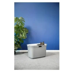 Best Top Cat Kattetoilet Cool Grey Kattetoiletter Og Kattegrus|Killingetoilet Og Grus Til Killinger - Nem Renlighed Fra Start