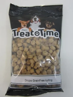 Drops Kornfri Kylling - 200 g hundesnacks Snacks Til Hvalpe - Lækre Godbidder Til Træning Og Forkælelse|Hundeguf Og Tyggeben Til Hunde
