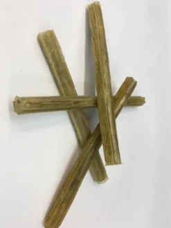 Clearance Politistave 12,5 cm - tyggepinde af oksehud til hunde Hundeguf Og Tyggeben Til Hunde