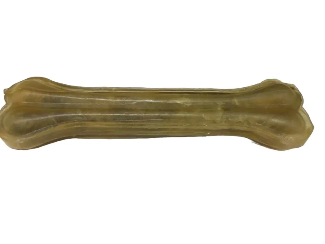 Presset ben 14 cm - klassisk tyggeben til hunde Hundeguf Og Tyggeben Til Hunde