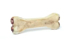 Presset Ben med fyld af oksepenis 17 cm 115 g - tyggeben til hunde Hundeguf Og Tyggeben Til Hunde
